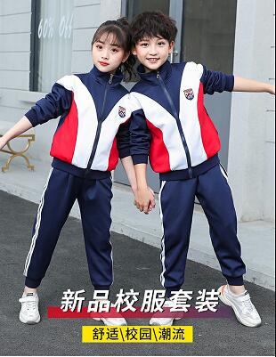 拼色立領(lǐng)運(yùn)動(dòng)套裝